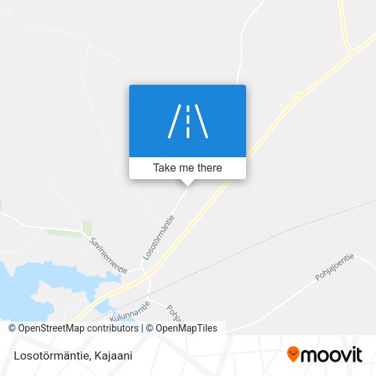 Losotörmäntie map