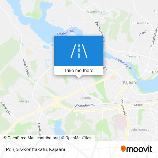 Pohjois-Kenttäkatu map