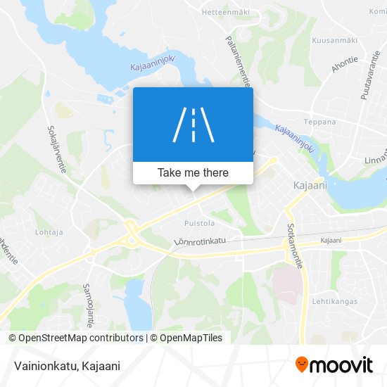 Vainionkatu map