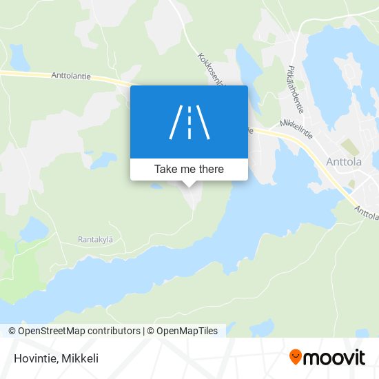 Hovintie map