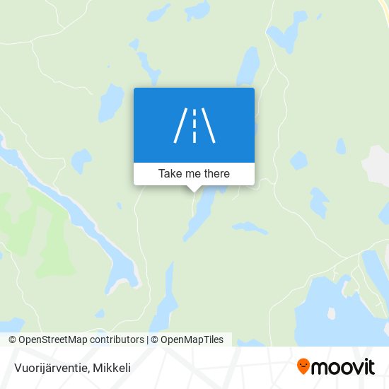 Vuorijärventie map