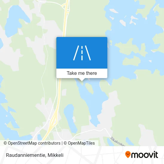 Raudanniemi Road map