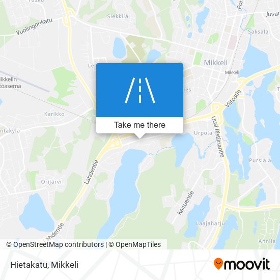 Hietakatu map