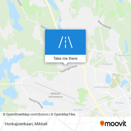 Honkajoenkaari map