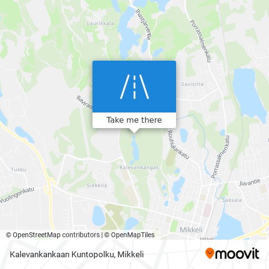 Kalevankankaan Kuntopolku map