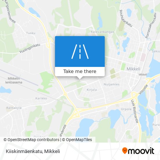 Kiiskinmäenkatu map