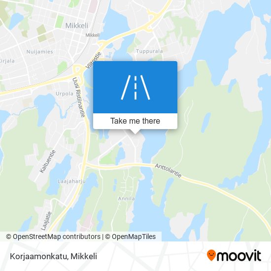 Korjaamonkatu map