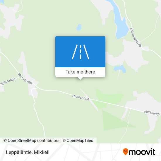 Leppäläntie map