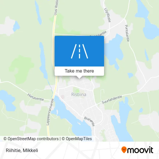Riihitie map