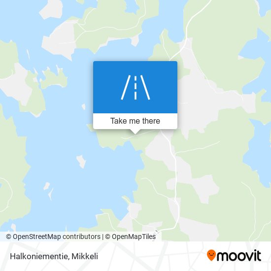 Halkoniementie map