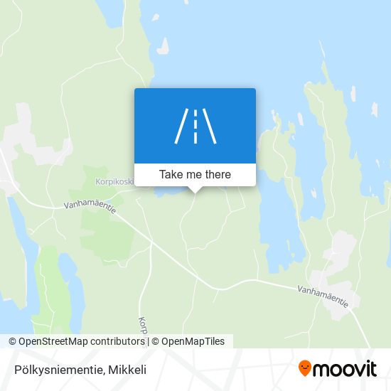 Pölkysniementie map