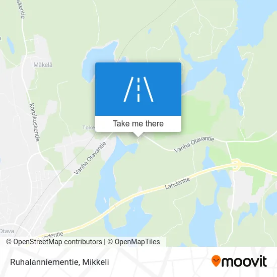 Ruhalanniementie map