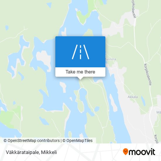 Väkkärataipale map