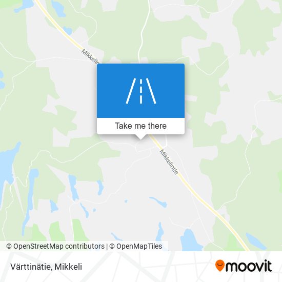 Värttinätie map