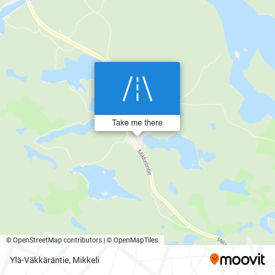 Ylä-Väkkäräntie map