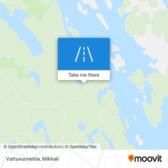 Vattuvuorentie map