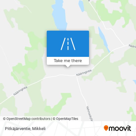 Pitkäjärventie map