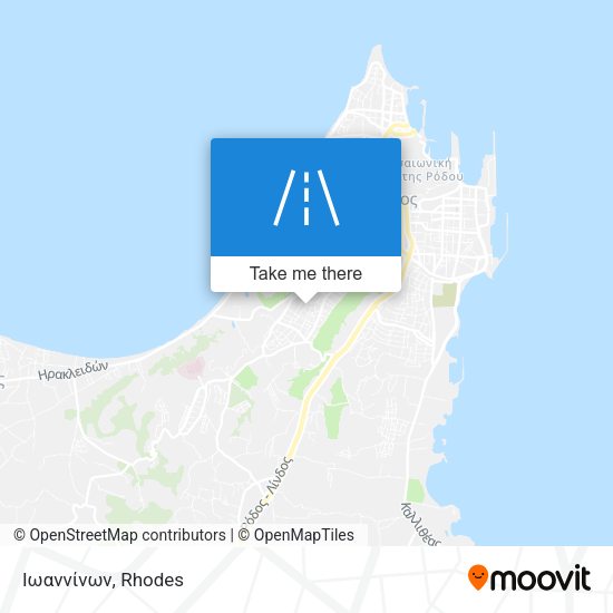 Ιωαννίνων map