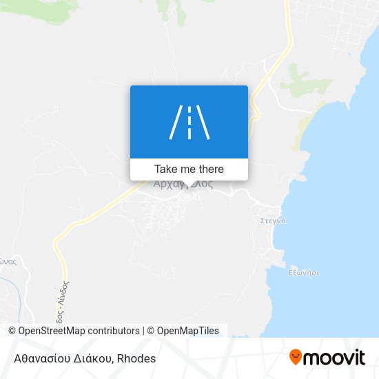 Αθανασίου Διάκου map