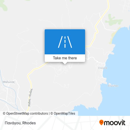 Πανάγου map