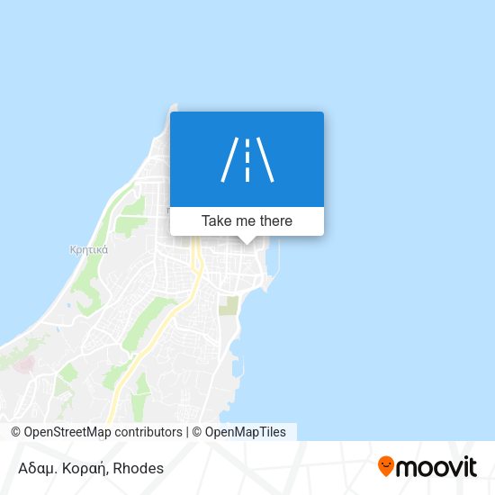 Αδαμ. Κοραή map