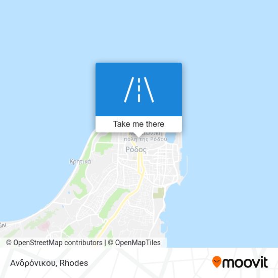 Ανδρόνικου map