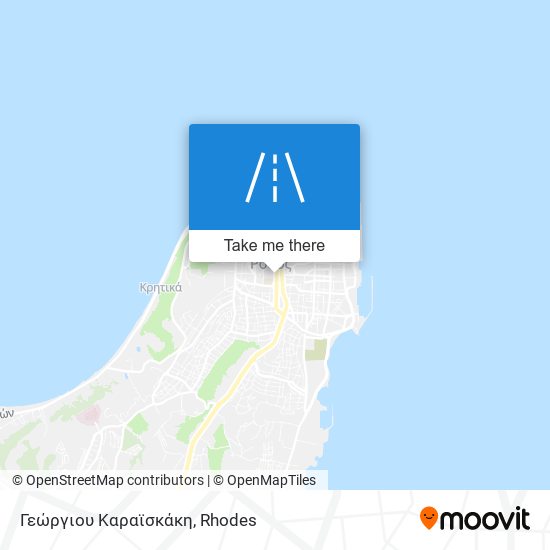 Γεώργιου Καραϊσκάκη map