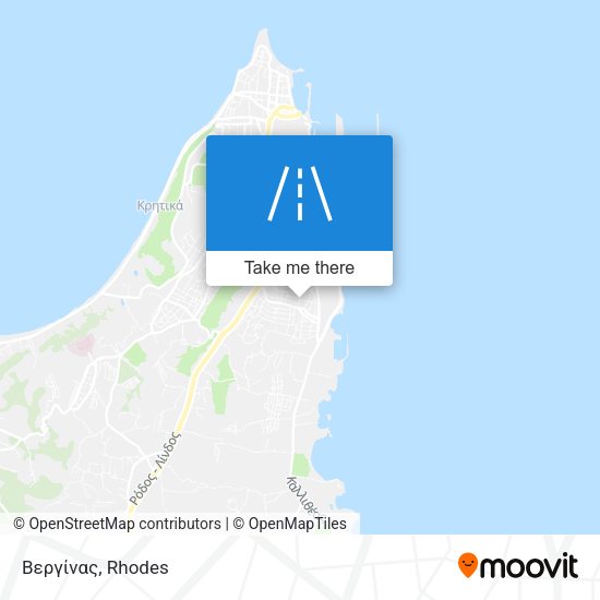 Βεργίνας map