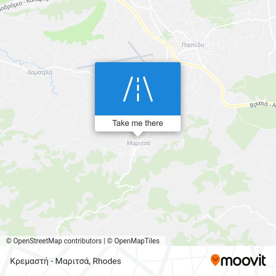 Κρεμαστή - Μαριτσά map