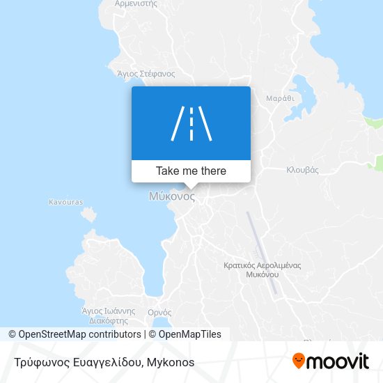 Τρύφωνος Ευαγγελίδου map