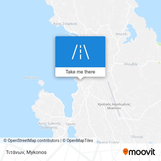 Τιτάνων map