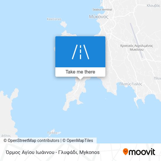 Όρμος Αγίου Ιωάννου - Γλυφάδι map