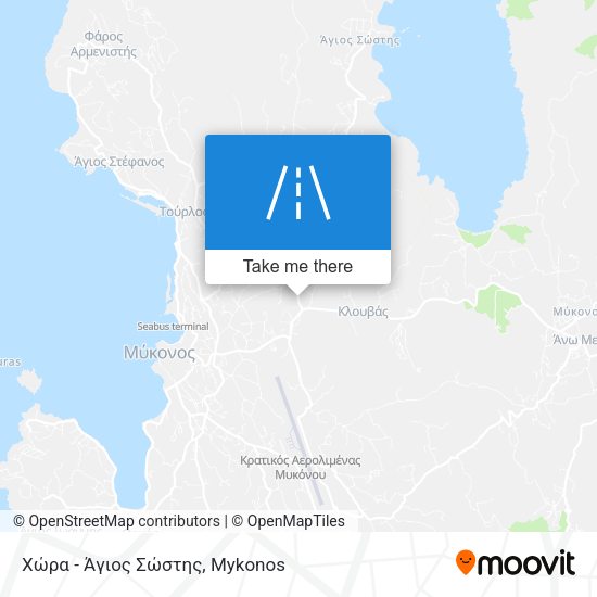 Χώρα - Άγιος Σώστης map