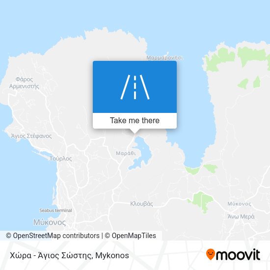 Χώρα - Άγιος Σώστης map