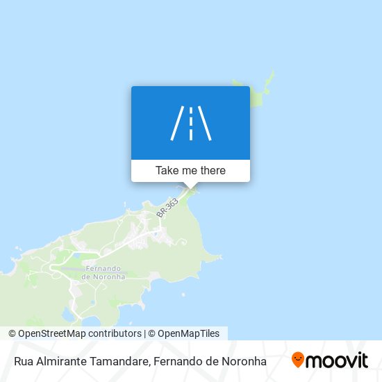 Mapa Rua Almirante Tamandare