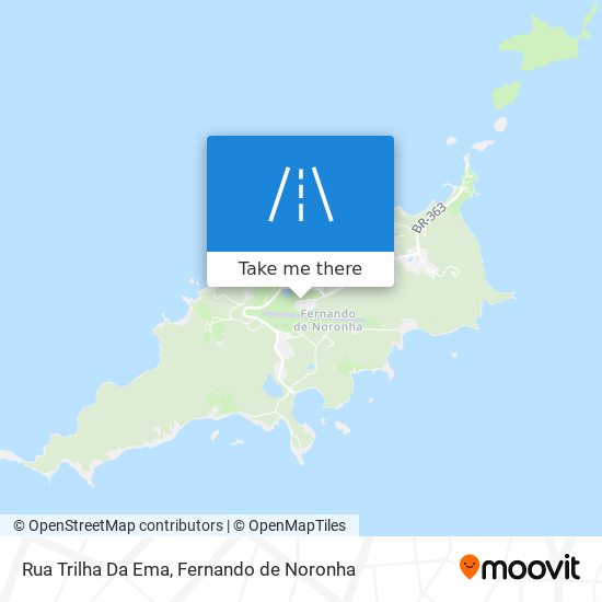 Mapa Rua Trilha Da Ema