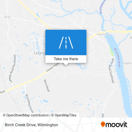 Birch Creek Drive map