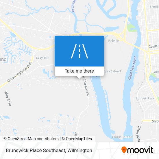 Brunswick Place Southeast map