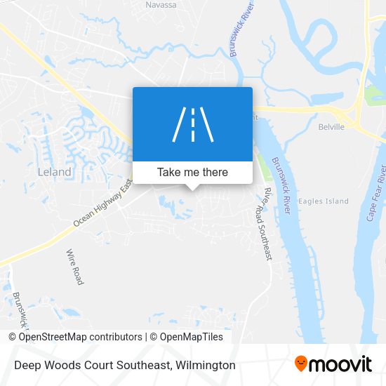 Deep Woods Court Southeast map