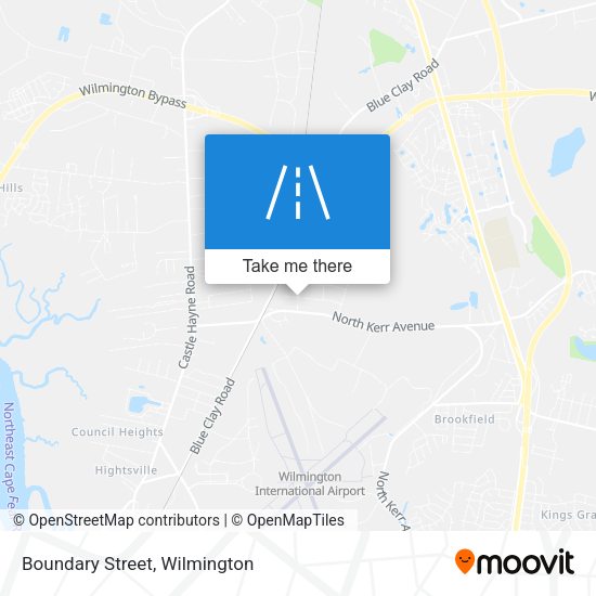 Boundary Street map