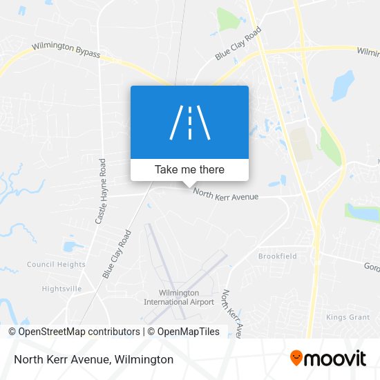 Mapa de North Kerr Avenue