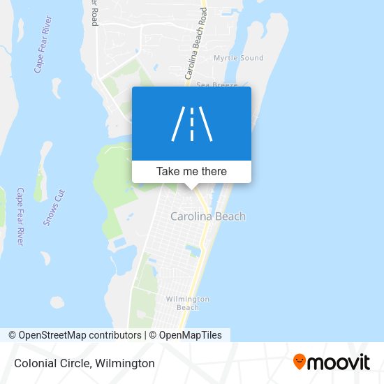 Colonial Circle map