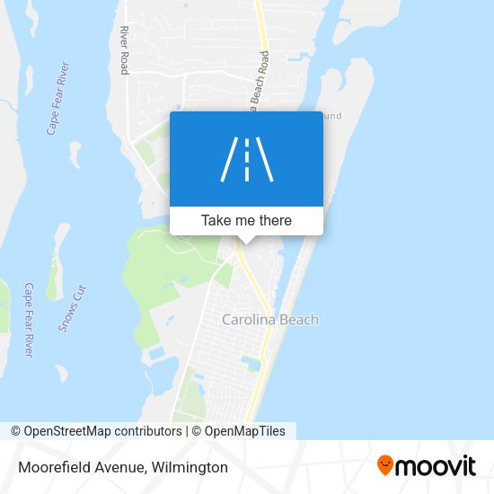 Moorefield Avenue map