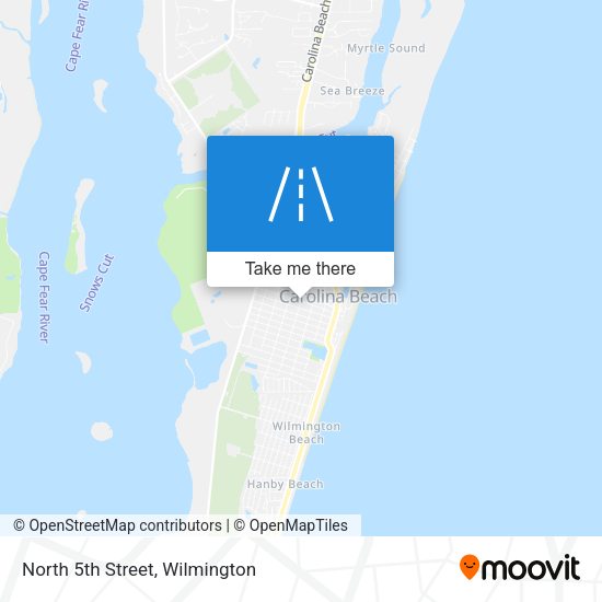 Mapa de North 5th Street