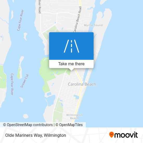 Mapa de Olde Mariners Way