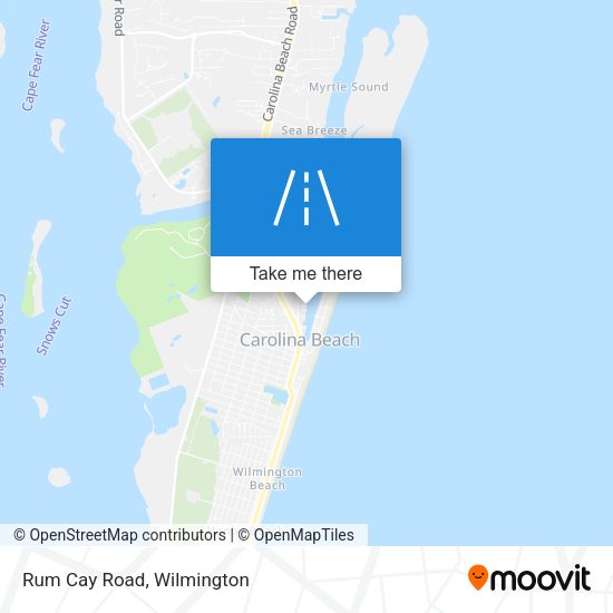 Mapa de Rum Cay Road