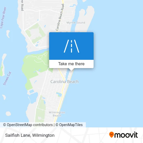Sailfish Lane map