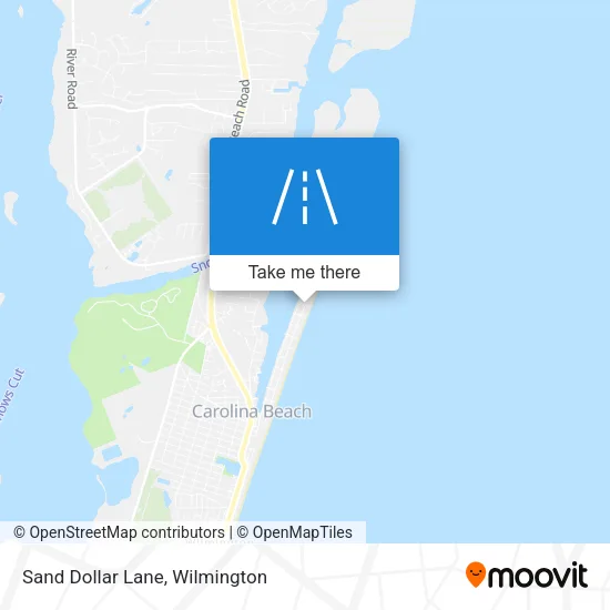 Sand Dollar Lane map