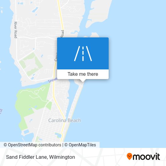 Sand Fiddler Lane map
