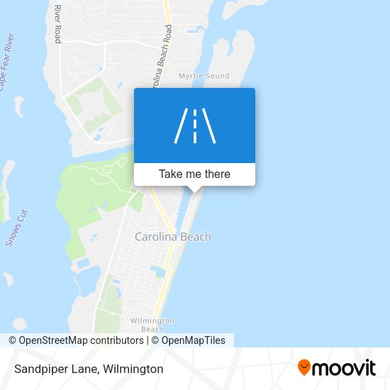 Mapa de Sandpiper Lane